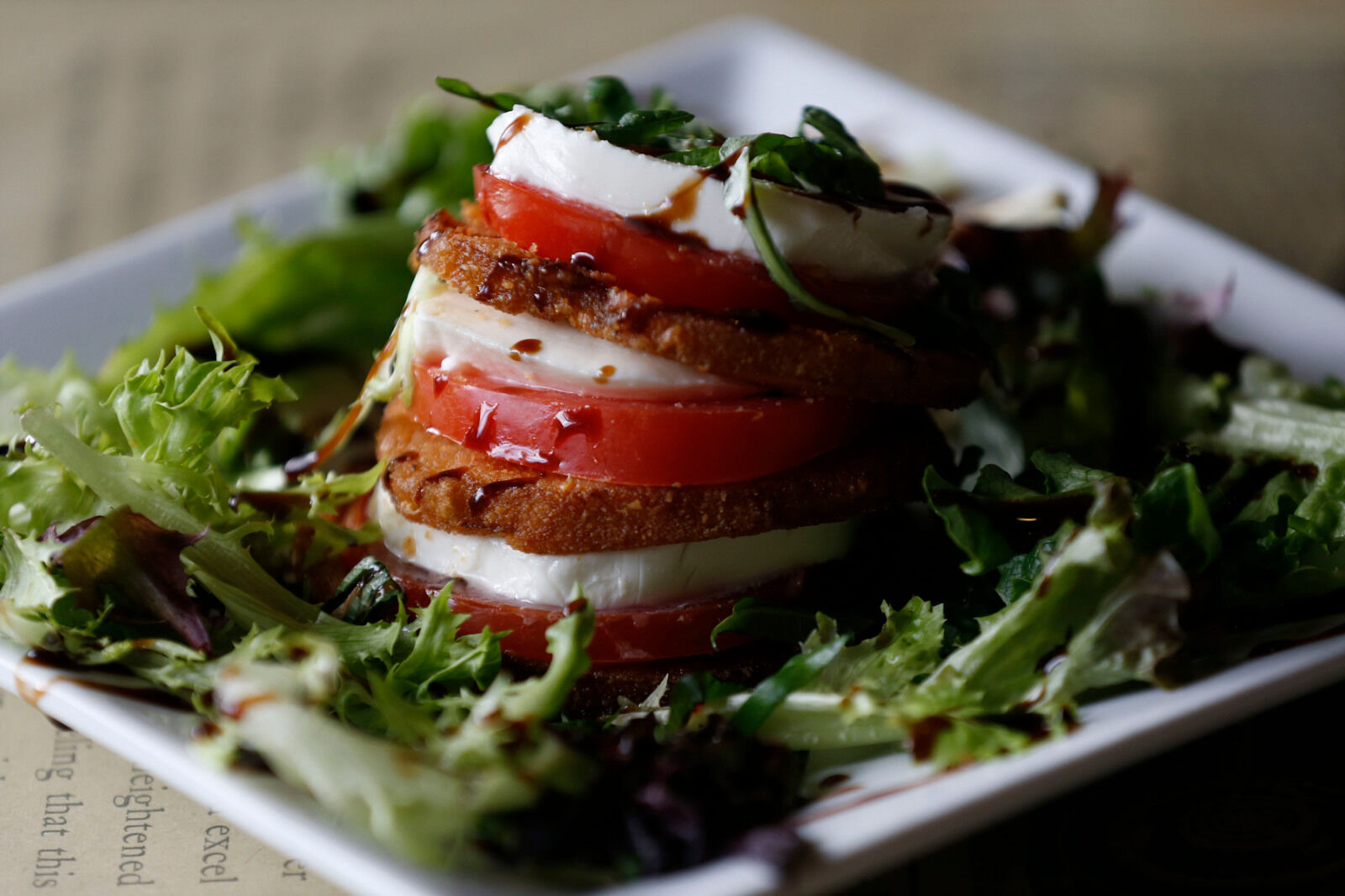 Eggplant caprese